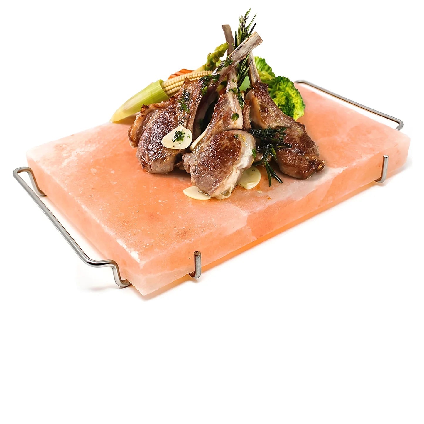 Cutting board with ribs