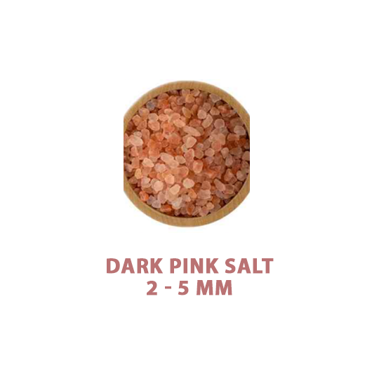 Himalayan pink salt 2-5 mm